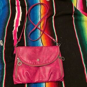 Small vans hot pink cross body